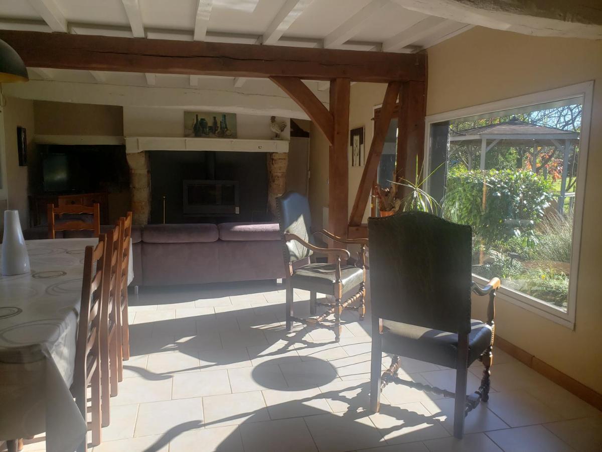 Villa Les 2 chaumières avec piscine à Epinay Extérieur photo
