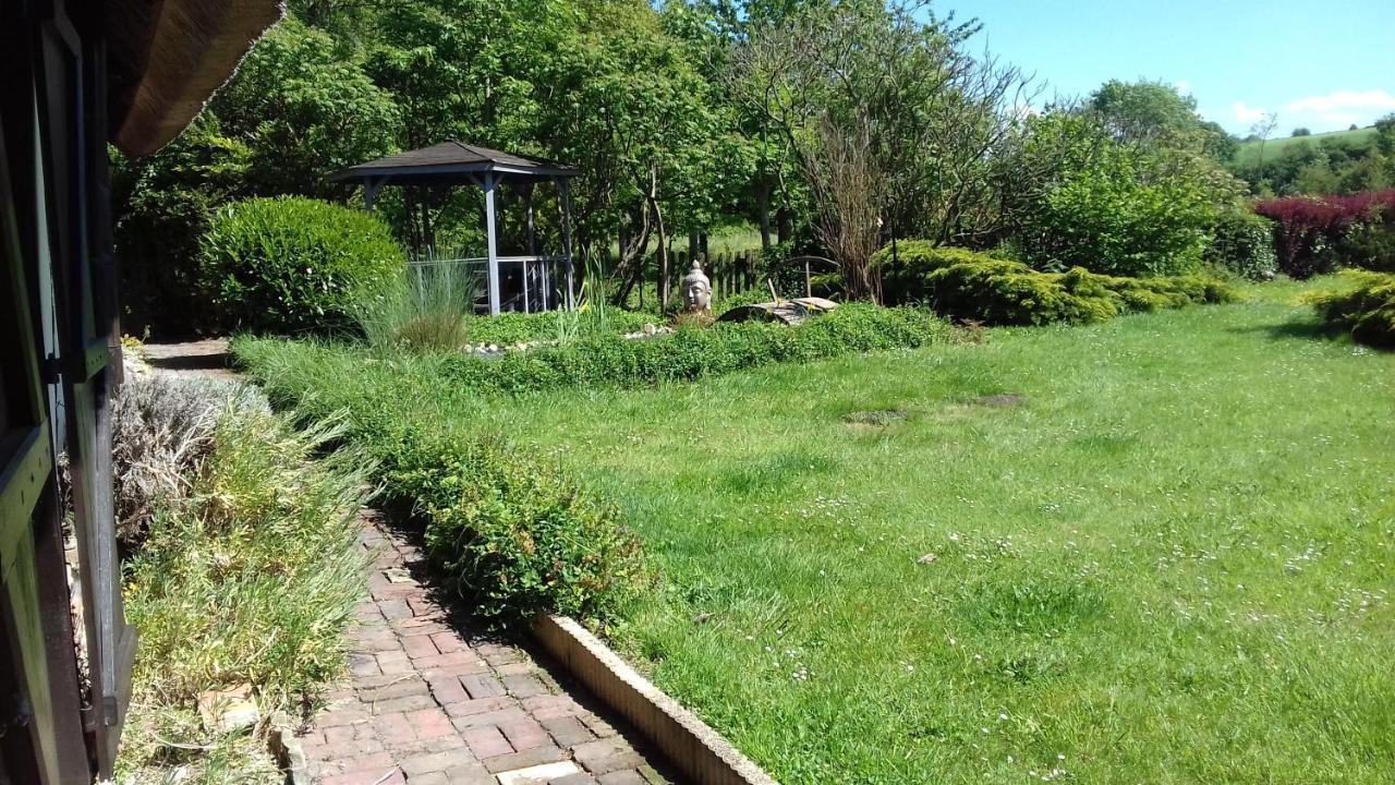 Villa Les 2 chaumières avec piscine à Epinay Extérieur photo